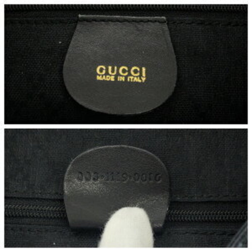 Gucci backpack Bamboo leather black - Picture 4 of 10